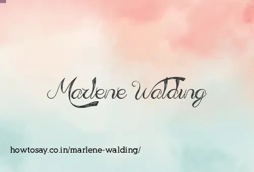 Marlene Walding