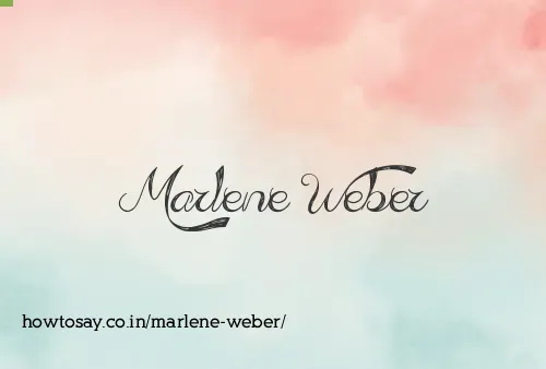 Marlene Weber