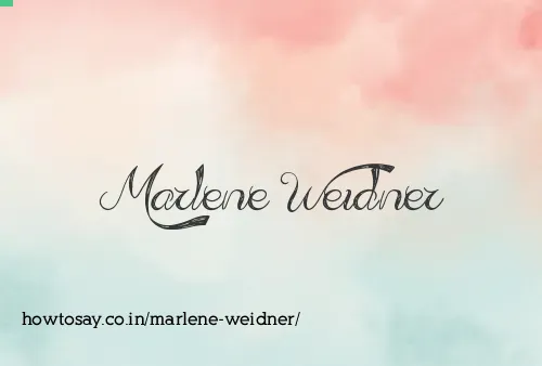 Marlene Weidner