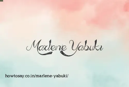 Marlene Yabuki