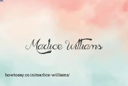 Marlice Williams