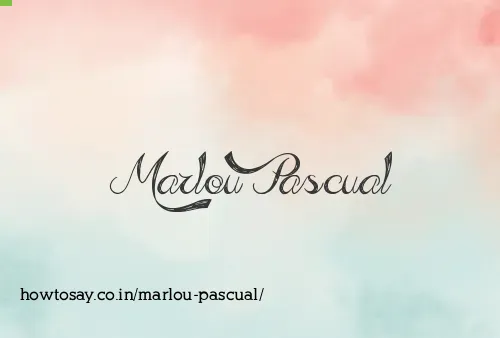 Marlou Pascual