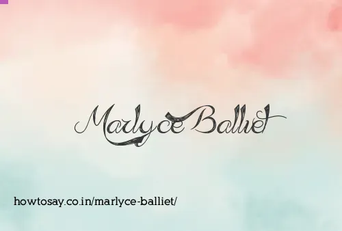 Marlyce Balliet