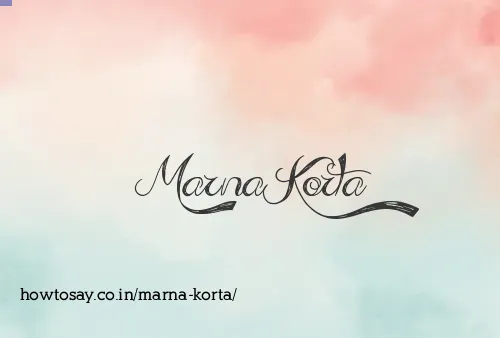 Marna Korta