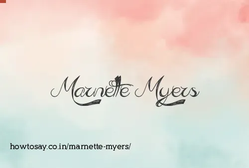 Marnette Myers