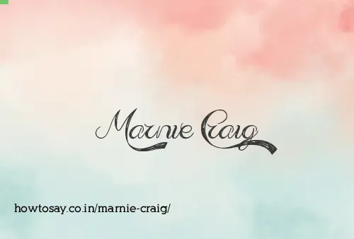 Marnie Craig
