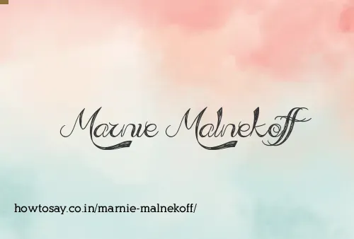 Marnie Malnekoff