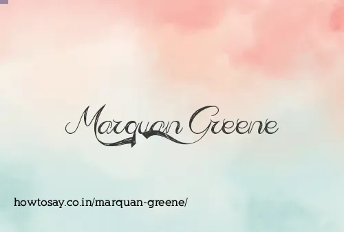 Marquan Greene