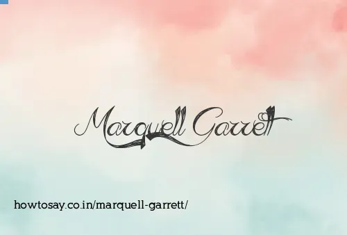 Marquell Garrett