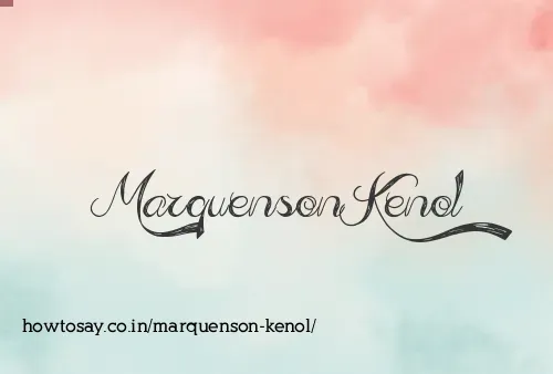 Marquenson Kenol