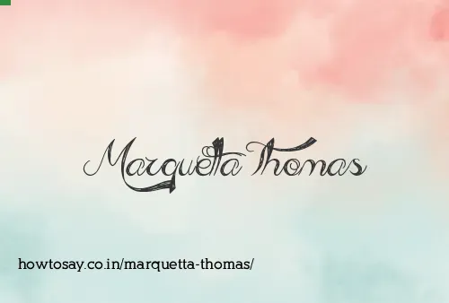 Marquetta Thomas