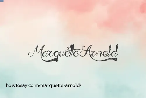 Marquette Arnold