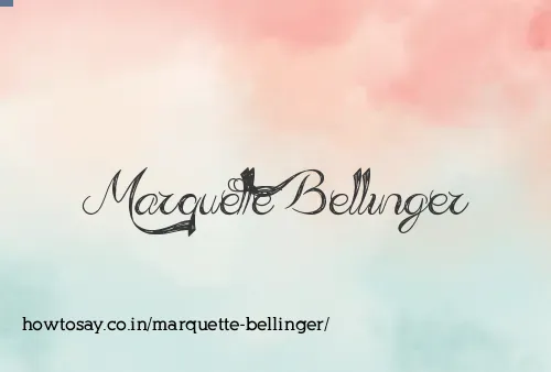 Marquette Bellinger