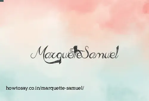 Marquette Samuel