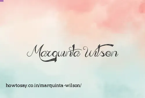 Marquinta Wilson
