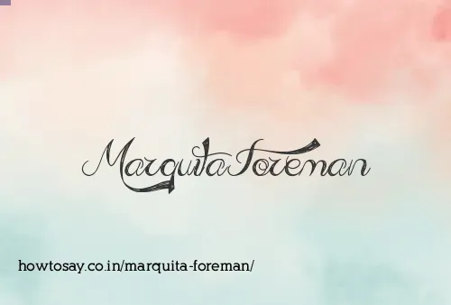 Marquita Foreman