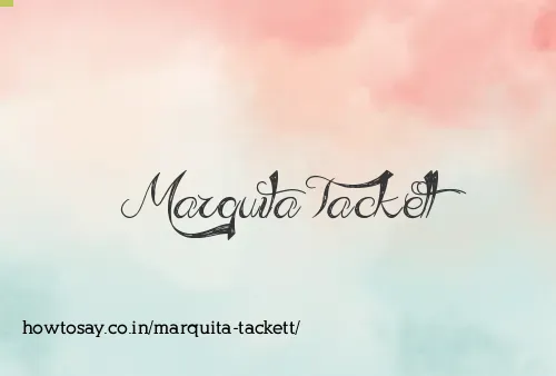 Marquita Tackett