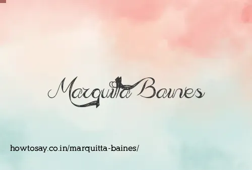 Marquitta Baines