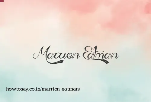 Marrion Eatman