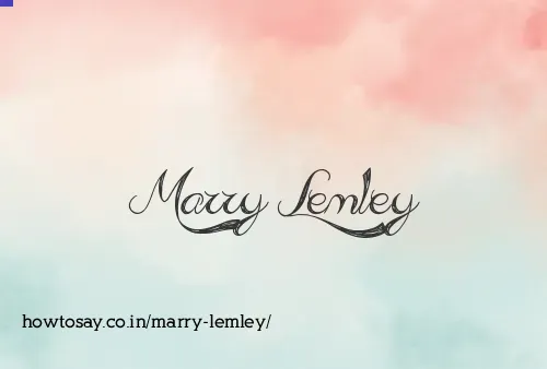 Marry Lemley