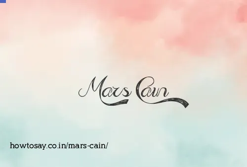 Mars Cain