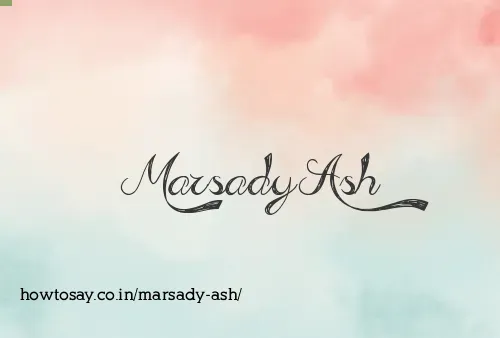 Marsady Ash