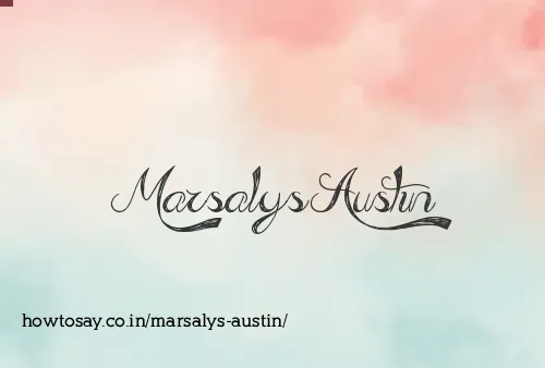 Marsalys Austin
