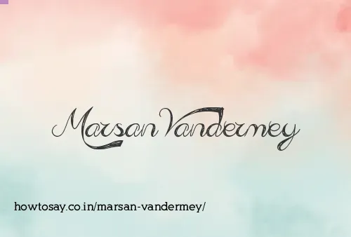 Marsan Vandermey