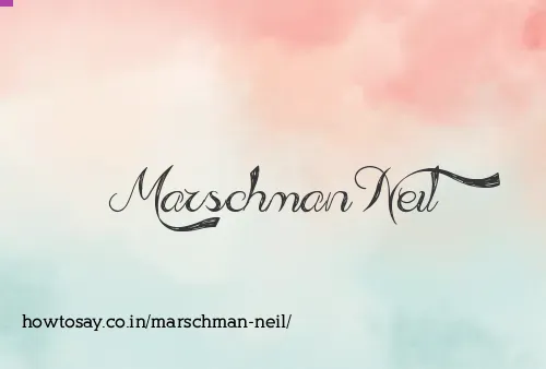 Marschman Neil