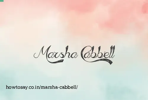 Marsha Cabbell