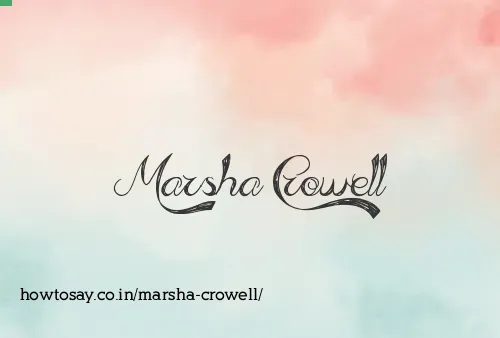Marsha Crowell