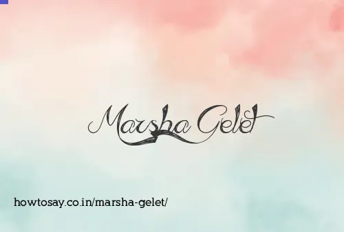 Marsha Gelet