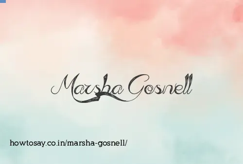 Marsha Gosnell