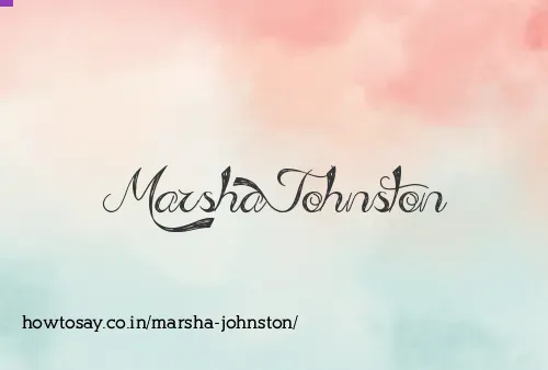 Marsha Johnston