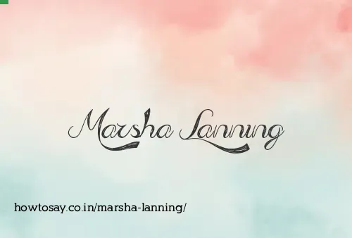 Marsha Lanning