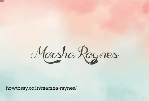 Marsha Raynes