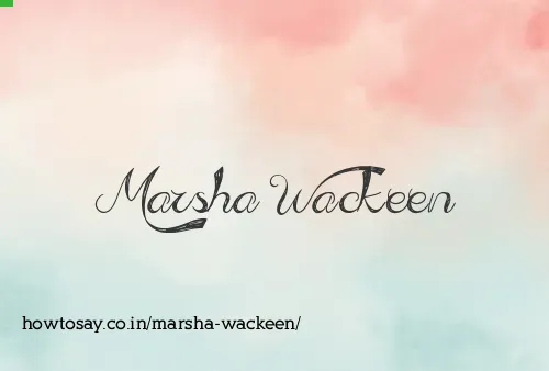 Marsha Wackeen