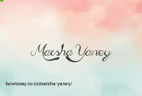 Marsha Yaney