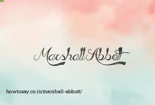Marshall Abbott