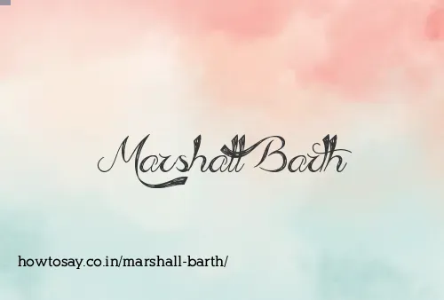 Marshall Barth