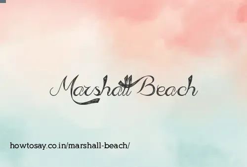 Marshall Beach