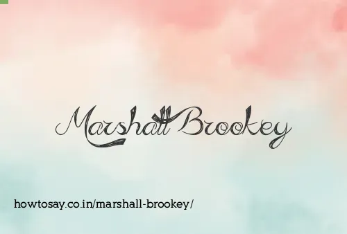 Marshall Brookey