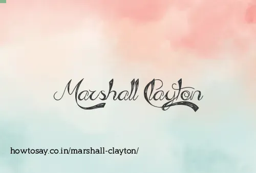 Marshall Clayton