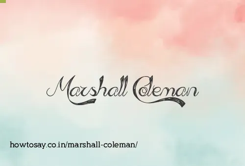 Marshall Coleman