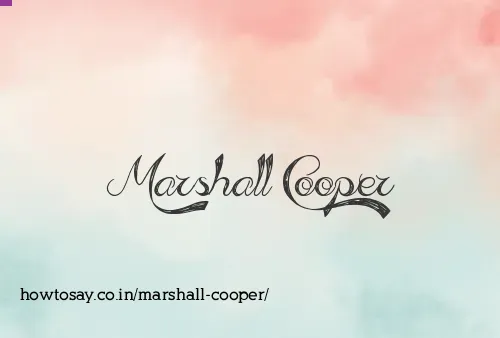 Marshall Cooper