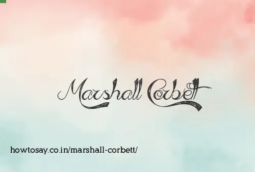 Marshall Corbett