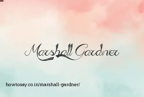 Marshall Gardner