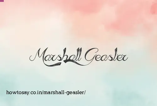 Marshall Geasler