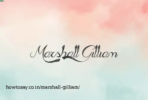 Marshall Gilliam
