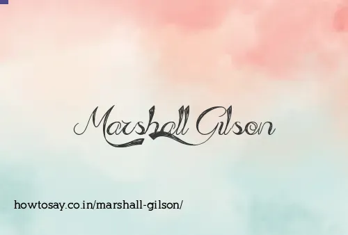 Marshall Gilson